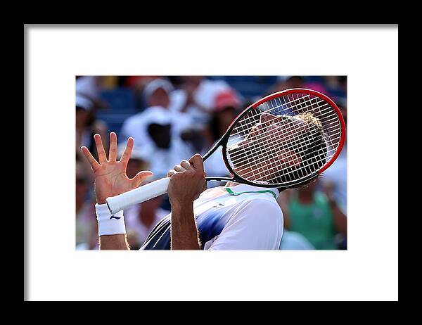 Residential District Framed Print featuring the photograph 2014 US Open - Day 11 #1 by Streeter Lecka
