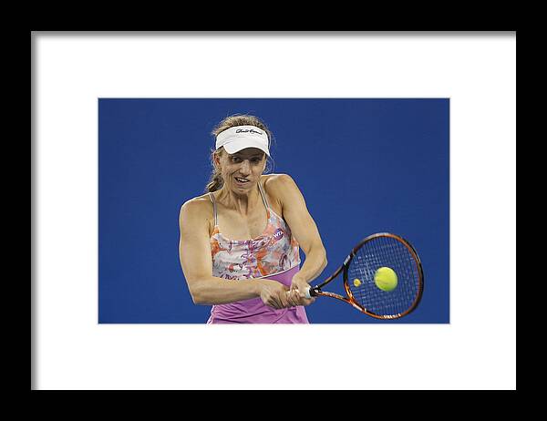 Mona Barthel Framed Print featuring the photograph 2015 China Open - Day 3 #1 by Lintao Zhang
