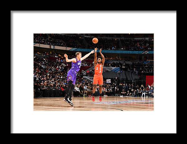 Collin Sexton Framed Print featuring the photograph 2020 NBA All-Star - Rising Stars Game by Jesse D. Garrabrant