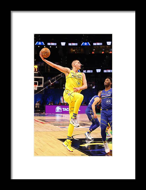Atlanta Framed Print featuring the photograph 2021 70th NBA All-Star Game by Joe Murphy