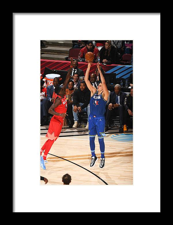 Nba Pro Basketball Framed Print featuring the photograph 69th NBA All-Star Game by Garrett Ellwood