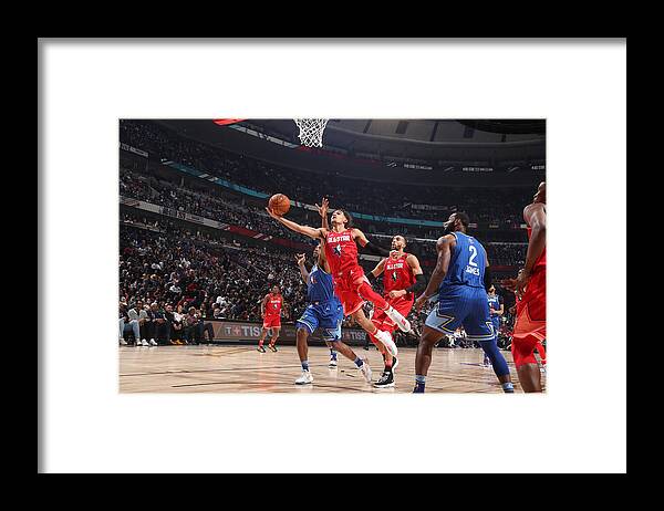 Trae Young Framed Print featuring the photograph 69th NBA All-Star Game by Nathaniel S. Butler