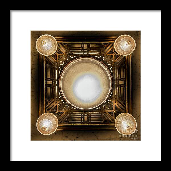 Art Framed Print featuring the photograph A Chandelier in the Rookery by David Levin