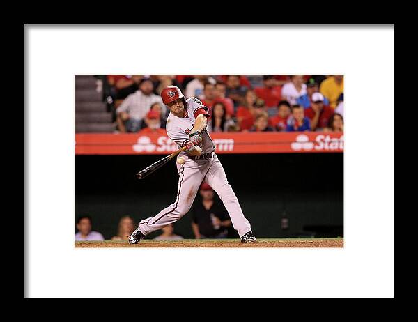 Ninth Inning Framed Print featuring the photograph A. J. Pollock #1 by Stephen Dunn