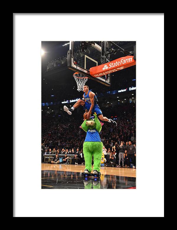 Event Framed Print featuring the photograph Aaron Gordon by Jesse D. Garrabrant