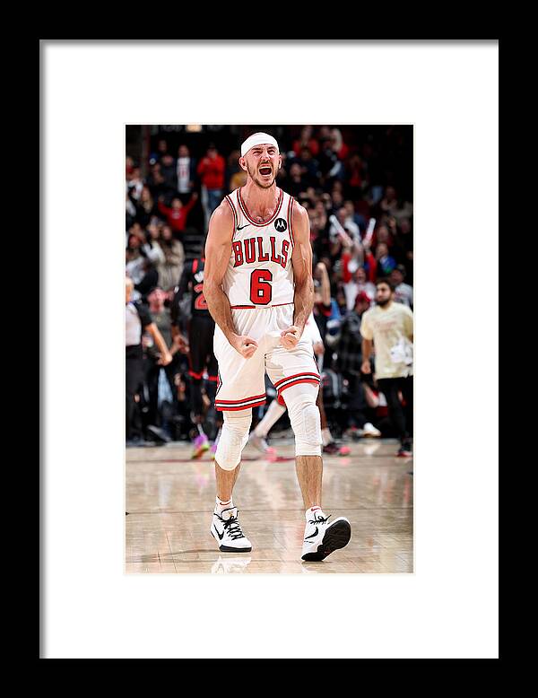 Basketball Framed Print featuring the photograph Alex Caruso #1 by Jeff Haynes