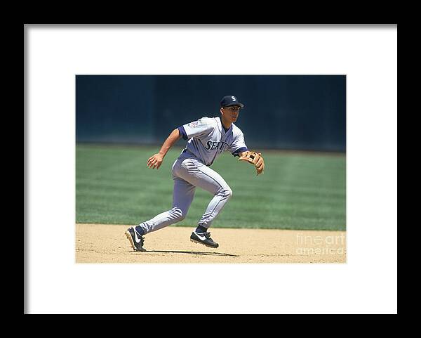 People Framed Print featuring the photograph Alex Rodriguez by Brad Mangin