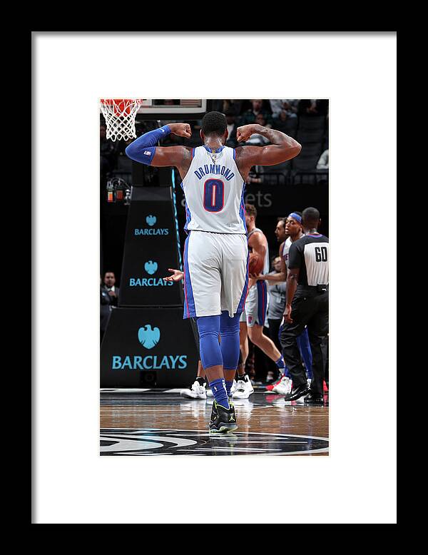 Andre Drummond Framed Print featuring the photograph Andre Drummond #1 by Nathaniel S. Butler