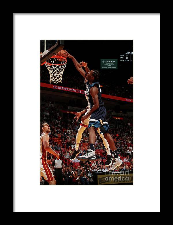 Nba Pro Basketball Framed Print featuring the photograph Andrew Wiggins by Issac Baldizon