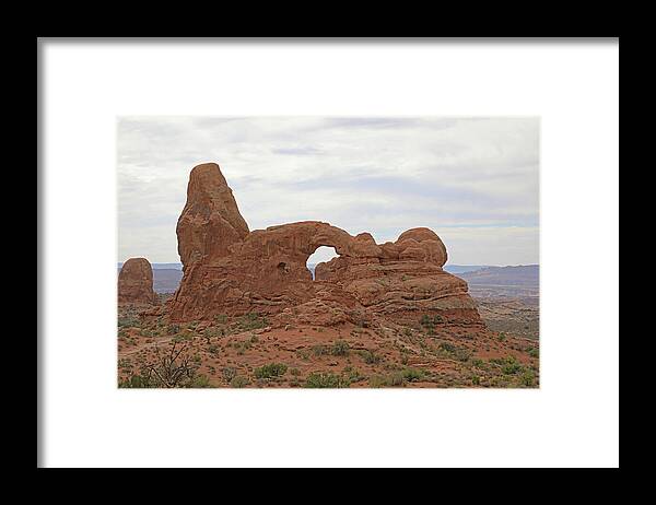 Arches Framed Print featuring the photograph Arches National Park - Turret Arch #2 by Richard Krebs