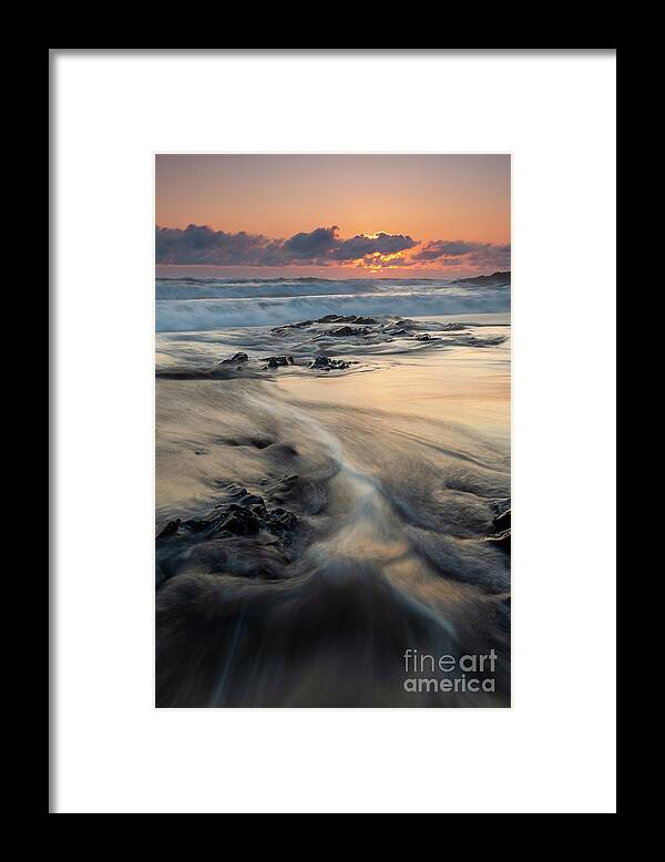 Ebb Framed Print featuring the photograph Back to the Sea #2 by Michael Dawson