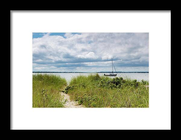 Shore Framed Print featuring the photograph Barnegat Bay #1 by Chad Dikun