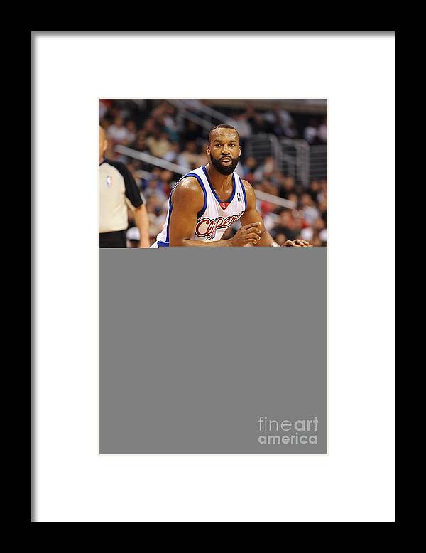 Nba Pro Basketball Framed Print featuring the photograph Baron Davis by Noah Graham