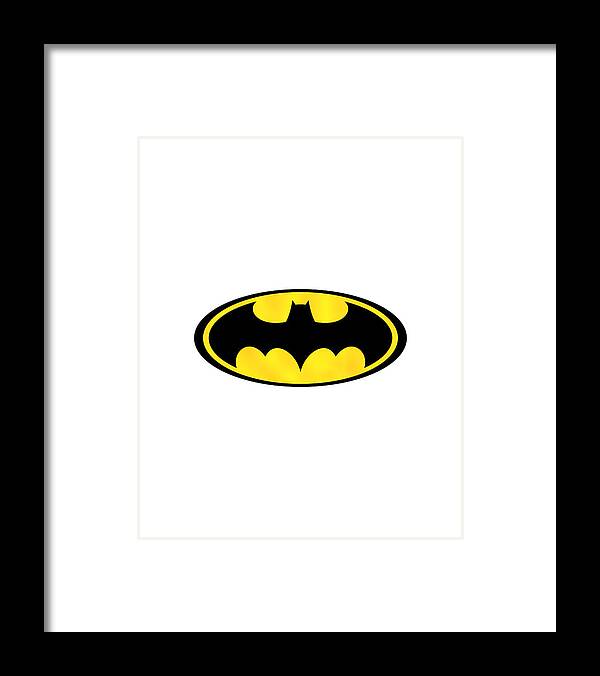 Batman Logo Framed Print by Arjuna Collection - Pixels