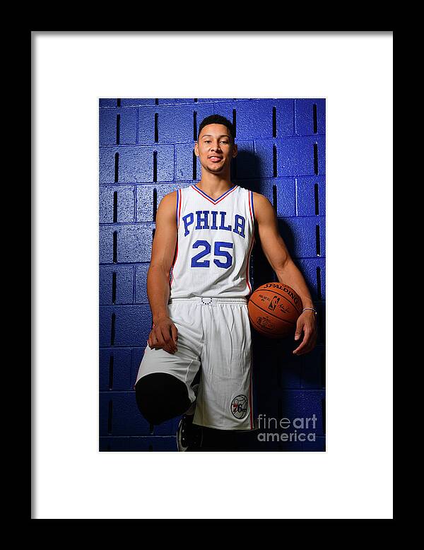 People Framed Print featuring the photograph Ben Simmons by Jesse D. Garrabrant