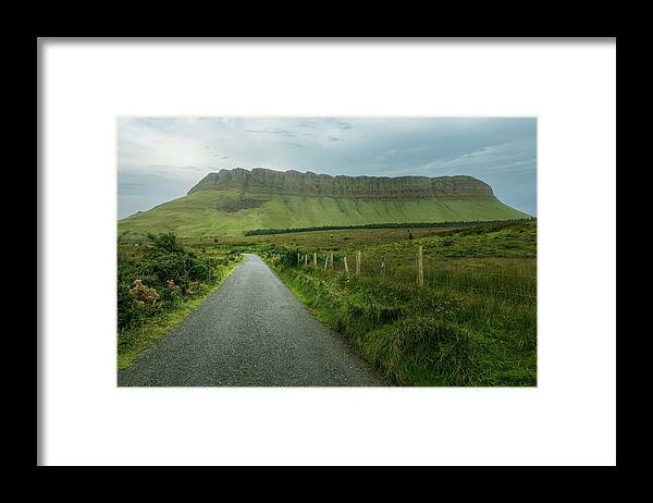 Benbulbin Framed Print featuring the photograph Benbulben Mountain - Ireland #1 by Joana Kruse