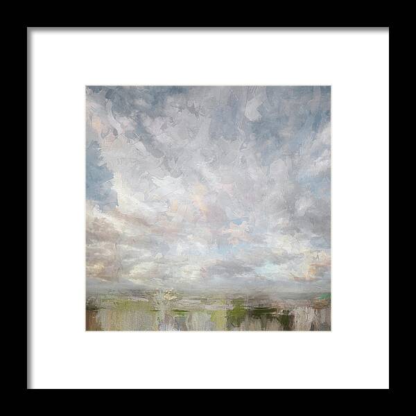Sea Framed Print featuring the photograph Big Sky on the Basin by Karen Lynch