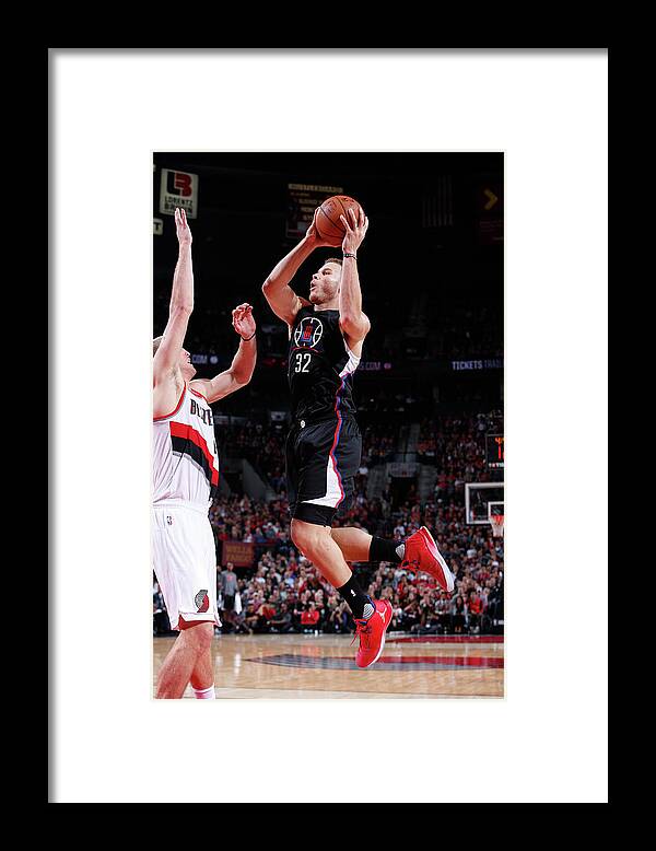 Nba Pro Basketball Framed Print featuring the photograph Blake Griffin by Sam Forencich