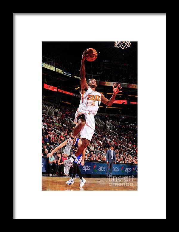 Nba Pro Basketball Framed Print featuring the photograph Brandon Knight by Barry Gossage