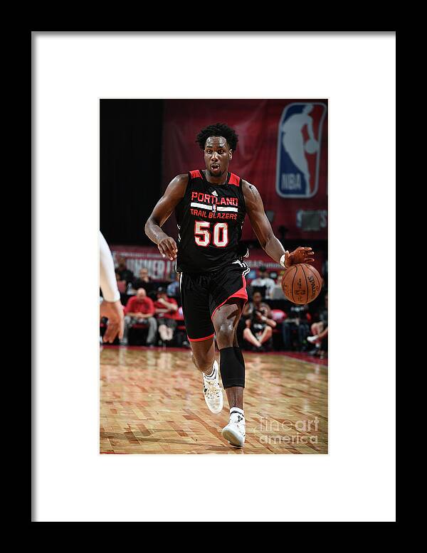 Nba Pro Basketball Framed Print featuring the photograph Caleb Swanigan by Garrett Ellwood