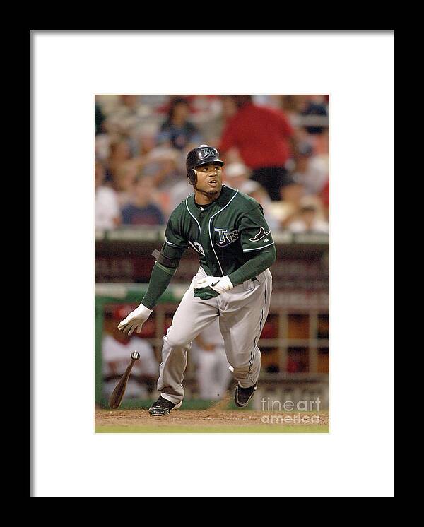 American League Baseball Framed Print featuring the photograph Carl Ray by Mitchell Layton