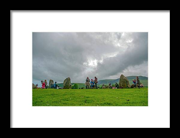 Castlerigg Framed Print featuring the photograph Castlerigg stone circle 4 by Dubi Roman
