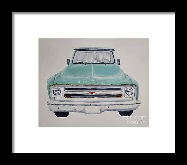 Truck Framed Print featuring the painting Chevrolet Truck #1 by Stacy C Bottoms