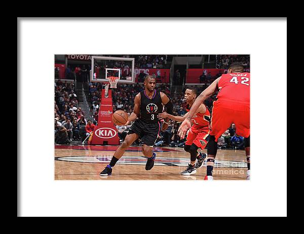 Nba Pro Basketball Framed Print featuring the photograph Chris Paul by Adam Pantozzi