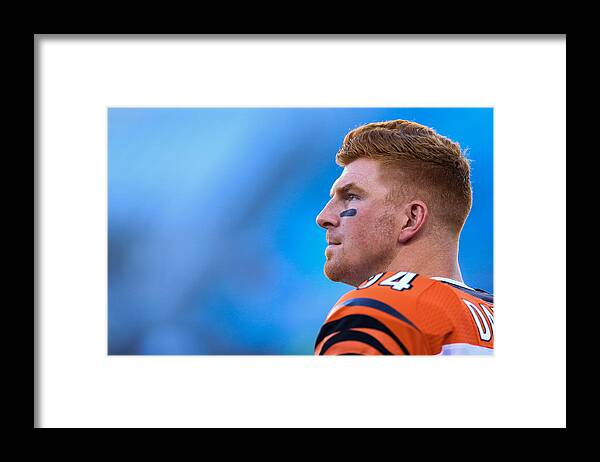 People Framed Print featuring the photograph Cincinnati Bengals v Jacksonville Jaguars #1 by Rob Foldy