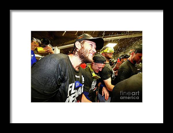 Championship Framed Print featuring the photograph Clayton Kershaw by Jamie Squire