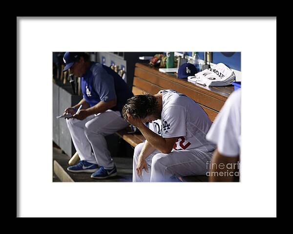 People Framed Print featuring the photograph Clayton Kershaw by Victor Decolongon