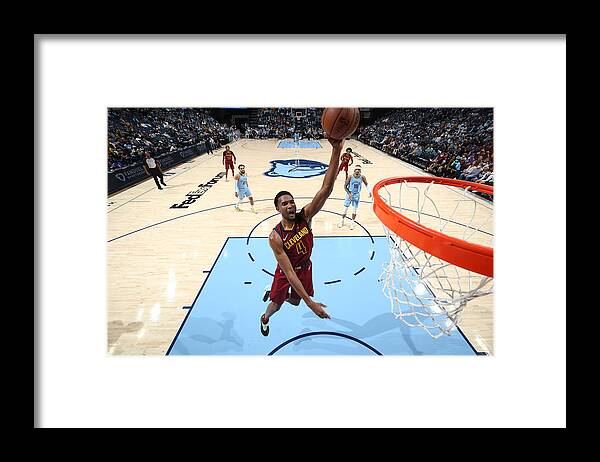 Evan Mobley Framed Print featuring the photograph Cleveland Cavaliers v Memphis Grizzlies #1 by Joe Murphy