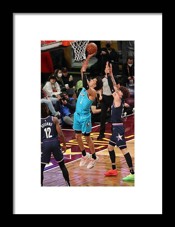 Cade Cunningham Framed Print featuring the photograph Clorox NBA Rising Stars #1 by Joe Murphy