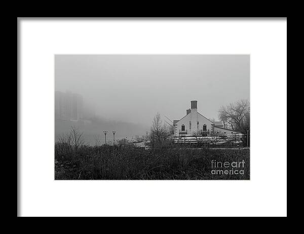Gould-remmer Boathouse Framed Print featuring the photograph Columbia University Boathouse #1 by Cole Thompson