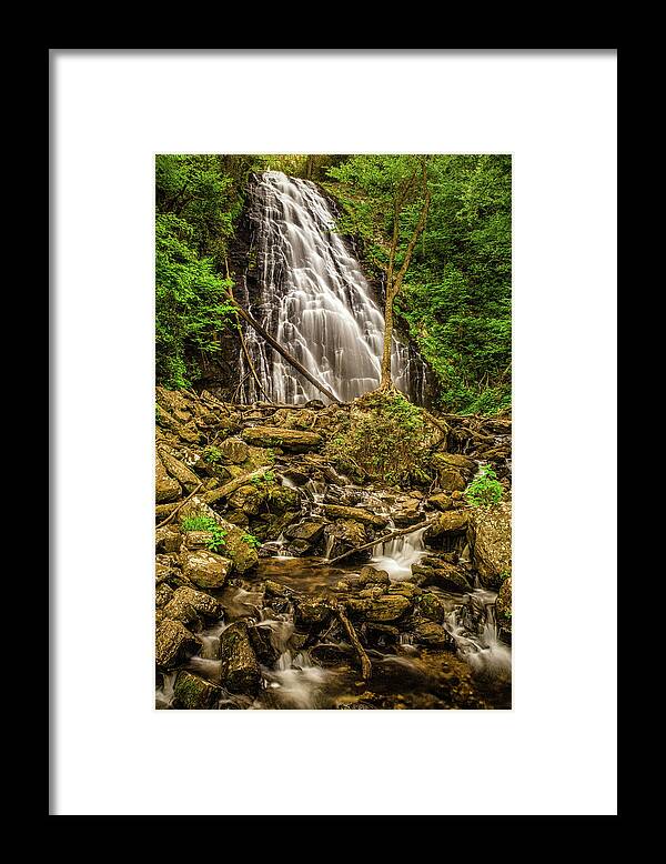 Crabtree Falls Framed Print featuring the photograph Crabtree Falls #1 by Andrew Soundarajan