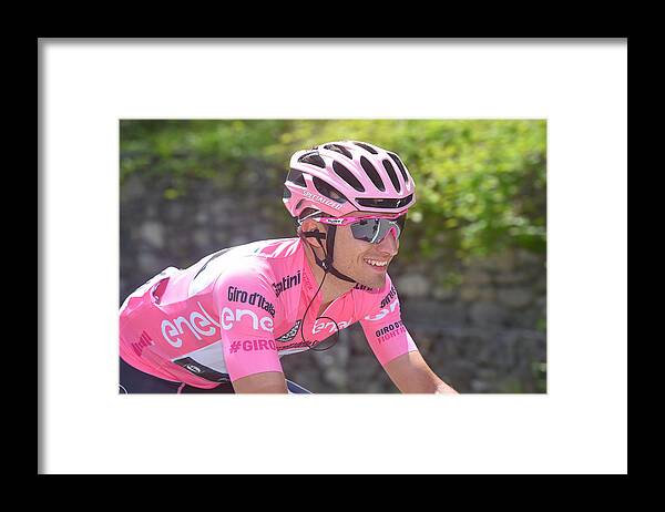 Giro D'italia Framed Print featuring the photograph Cycling: 99th Tour of Italy 2016 / Stage 10 by Tim de Waele