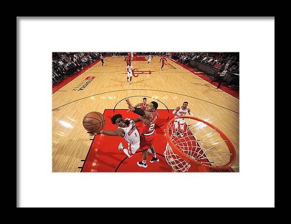 Nba Pro Basketball Framed Print featuring the photograph Danuel House by Bill Baptist
