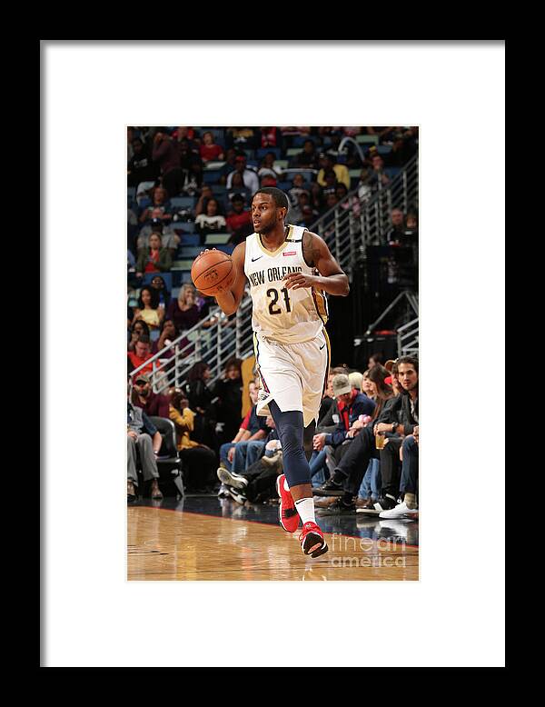Smoothie King Center Framed Print featuring the photograph Darius Miller by Layne Murdoch