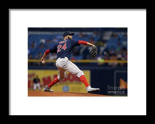 David Price Framed Print featuring the photograph David Price by Brian Blanco
