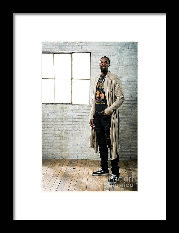 Nba Pro Basketball Framed Print featuring the photograph Deandre Jordan by Nathaniel S. Butler