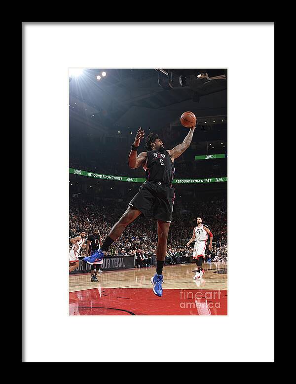 Nba Pro Basketball Framed Print featuring the photograph Deandre Jordan by Ron Turenne