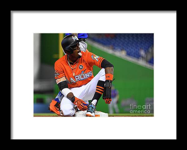People Framed Print featuring the photograph Dee Gordon by Mark Brown