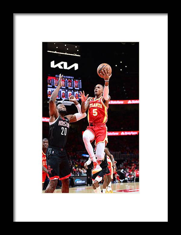 Dejounte Murray Framed Print featuring the photograph Dejounte Murray by Adam Hagy