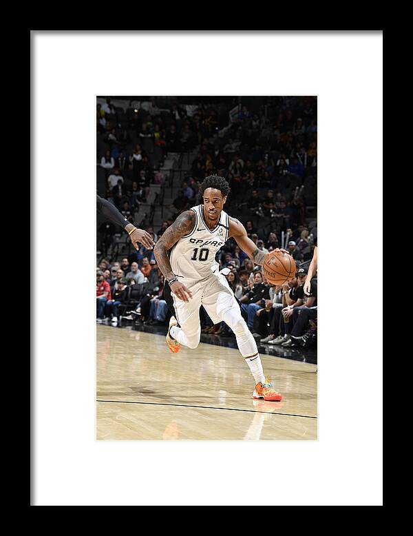Nba Pro Basketball Framed Print featuring the photograph Demar Derozan by Logan Riely