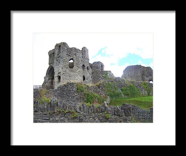 Castles Framed Print featuring the photograph Denbigh castle #1 by Christopher Rowlands