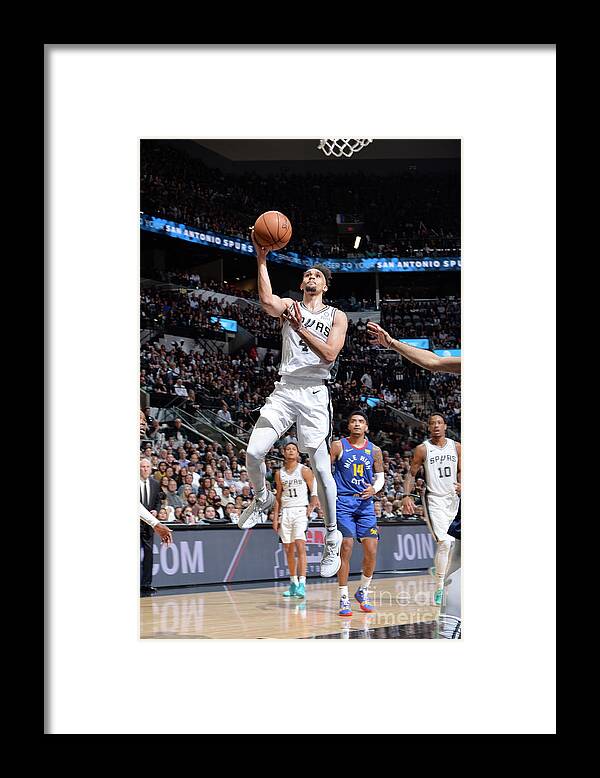 Derrick White Framed Print featuring the photograph Derrick White #1 by Mark Sobhani