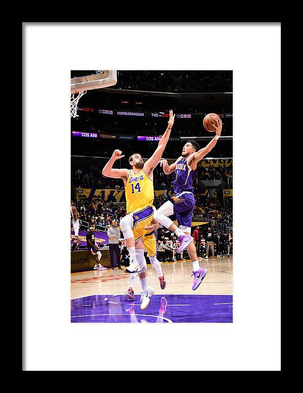 Playoffs Framed Print featuring the photograph Devin Booker by Adam Pantozzi