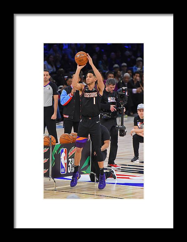 Devin Booker Framed Print featuring the photograph Devin Booker #1 by Bill Baptist