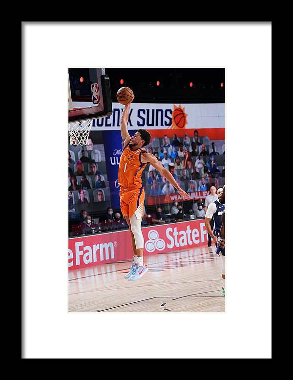Devin Booker Framed Print featuring the photograph Devin Booker #1 by Jesse D. Garrabrant