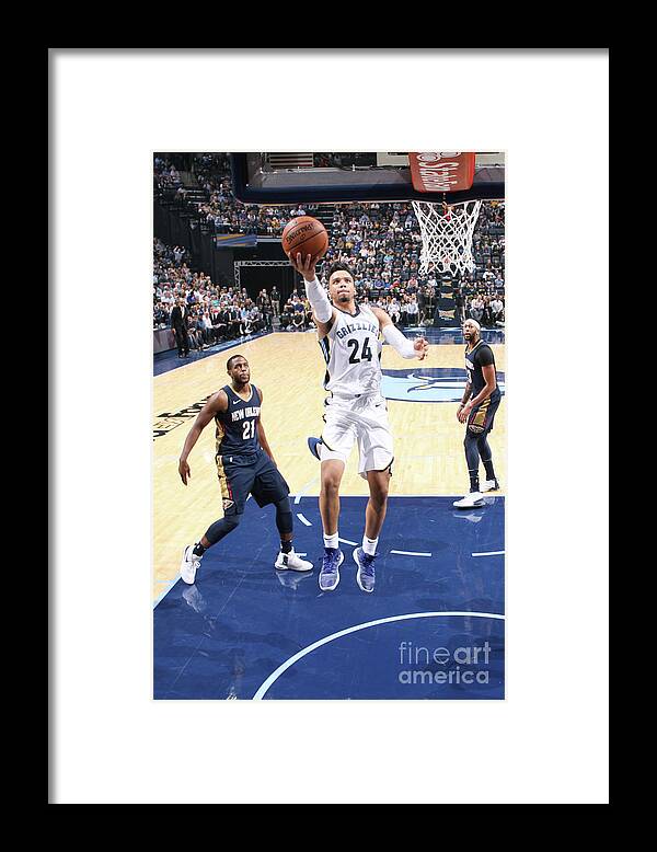 Nba Pro Basketball Framed Print featuring the photograph Dillon Brooks by Joe Murphy